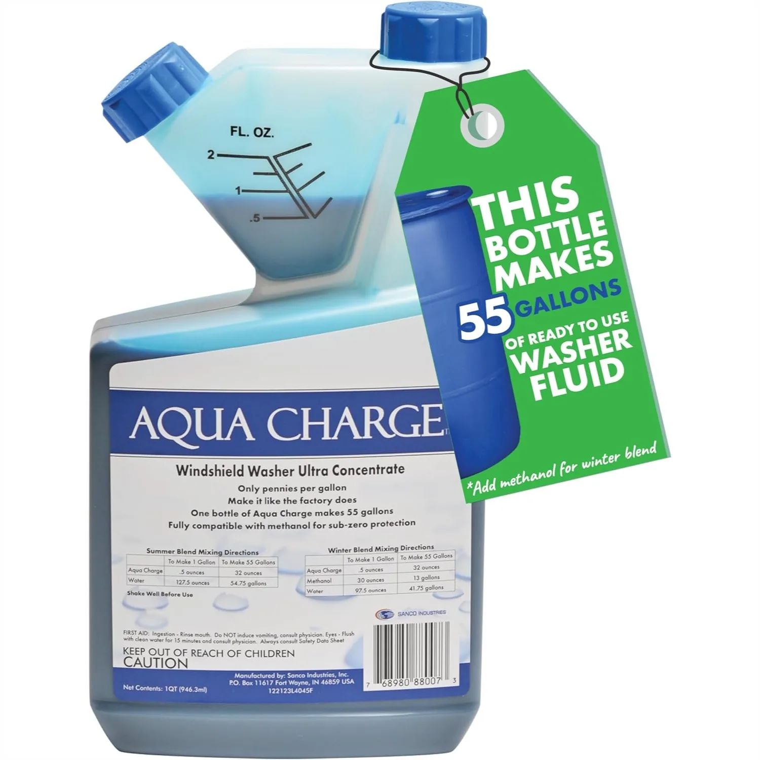 Windshield Washer Fluid Ultra Concentrate 32oz Makes 55 Gallons Streak-Free Shine
Windshield Washer Fluid Ultra Concentrate 32oz Makes 55 Gallons Streak-Free Shine