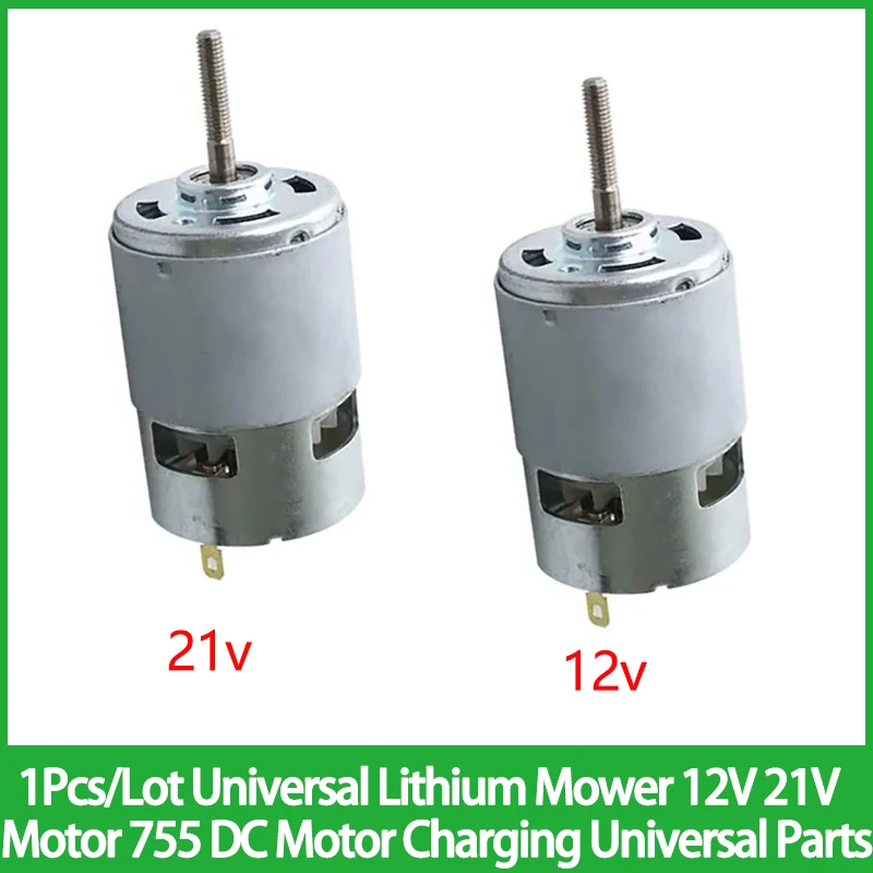 1Pcs/Lot Universal Lithium Mower 12V 21V Motor 755 DC Motor Charging Universal Parts
1Pcs/Lot Universal Lithium Mower 12V 21V Motor 755 DC Motor Charging Universal Parts