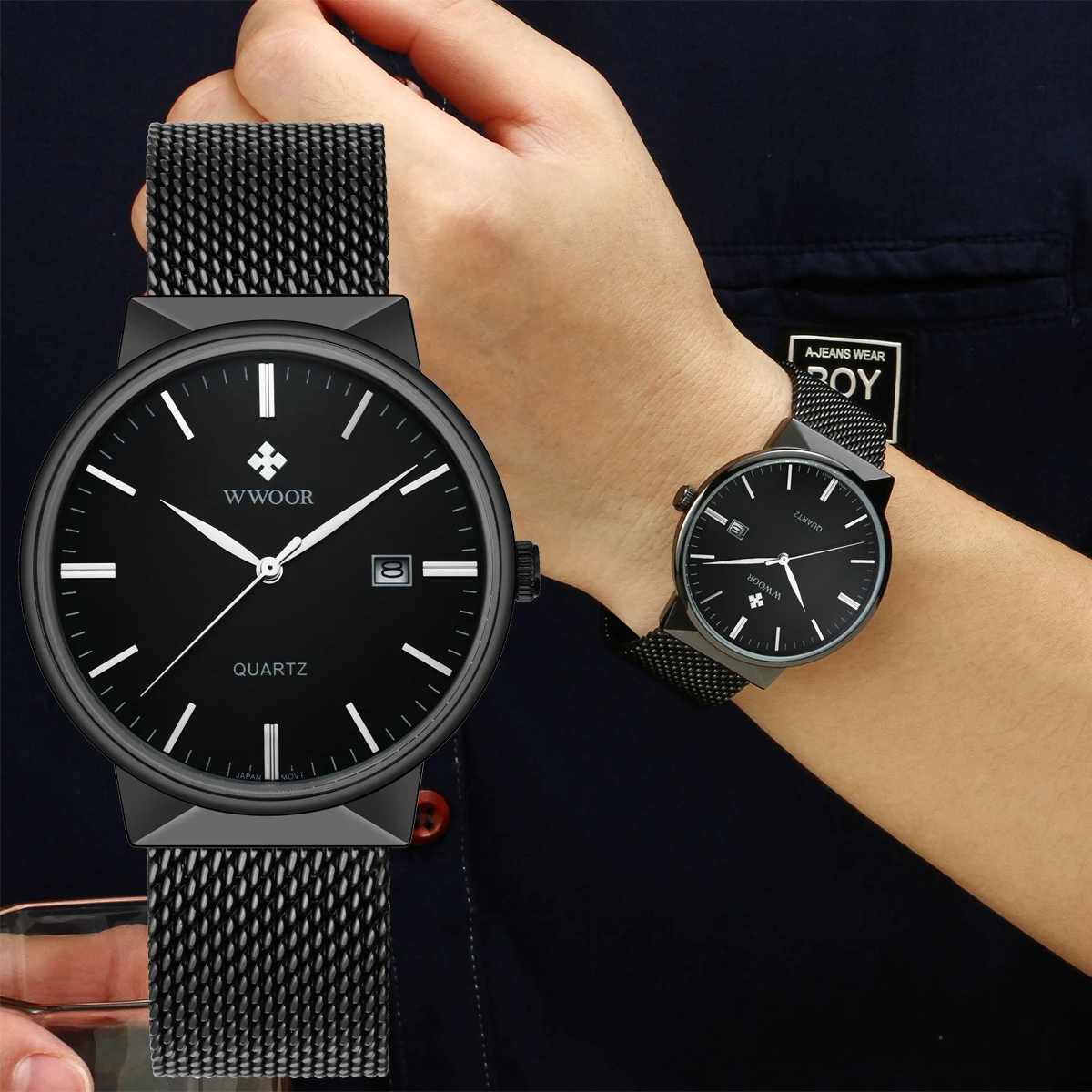 WWOOR 2024 Luxury Men Watches Waterproof Ultra Thin Date Clock Male Steel Strap Casual Quartz Watch Men Sports Wrist Watch Man
WWOOR 2024 Luxury Men Watches Waterproof Ultra Thin Date Clock Male Steel Strap Casual Quartz Watch Men Sports Wrist Watch Man