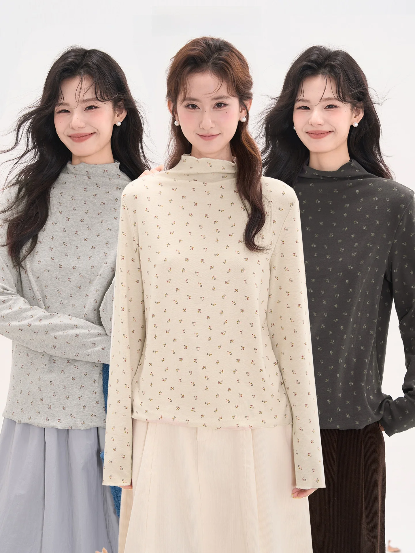 Heme Мягкая женская футболка с высоким воротником и цветочным принтом, длинная све, внутренняя одежда, футболка Princ Sle, хлопковая подставка для девочек
Heme Мягкая женская футболка с высоким воротником и цветочным принтом, длинная све, внутренняя одежда, футболка Princ Sle, хлопковая подставка для девочек