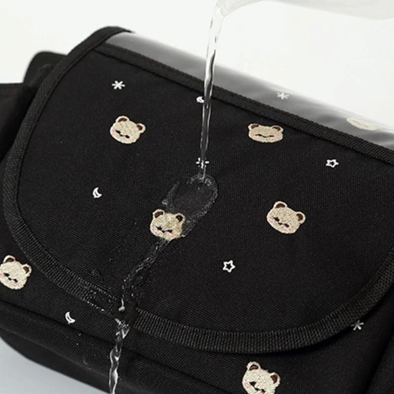 J15U Practical Baby Stroller Bag with Ample Space, Cartoon Bear Embroidery Travel Carrying Case for Modern Parents
J15U Practical Baby Stroller Bag with Ample Space, Cartoon Bear Embroidery Travel Carrying Case for Modern Parents