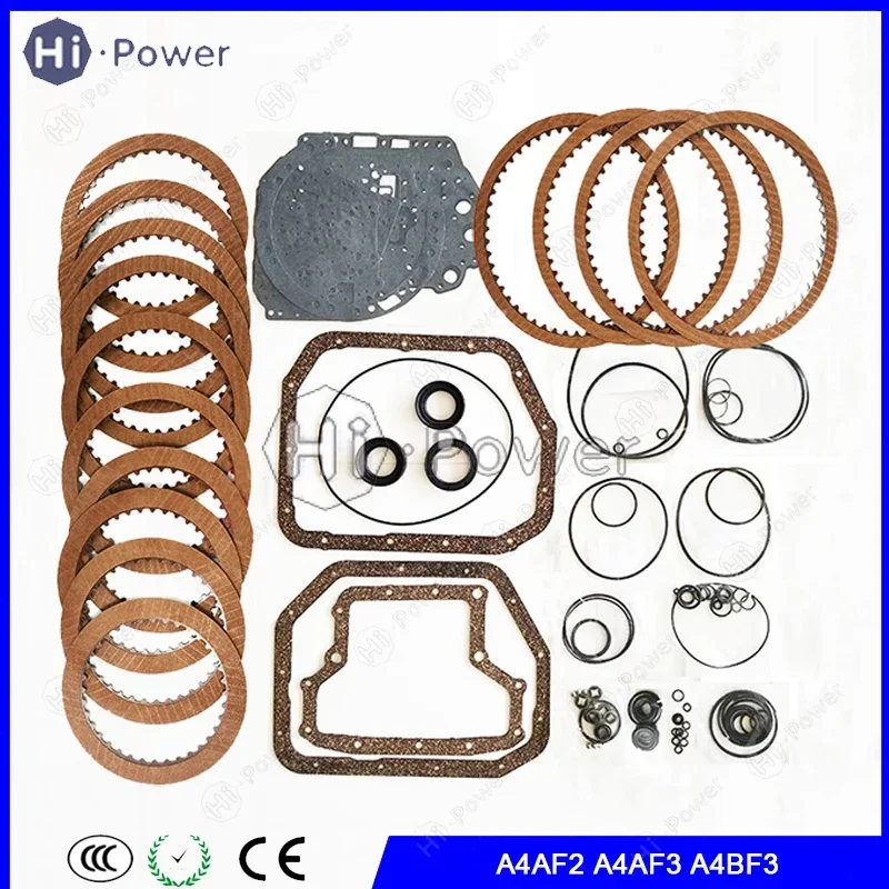 A4AF1 A4AF2 A4AF3 A4BF3 Auto Transmission Clutch Overhaul Repair Kit Friction Plate For HYUNDAI Gearbox Disc Oil Seal Kit
A4AF1 A4AF2 A4AF3 A4BF3 Auto Transmission Clutch Overhaul Repair Kit Friction Plate For HYUNDAI Gearbox Disc Oil Seal Kit