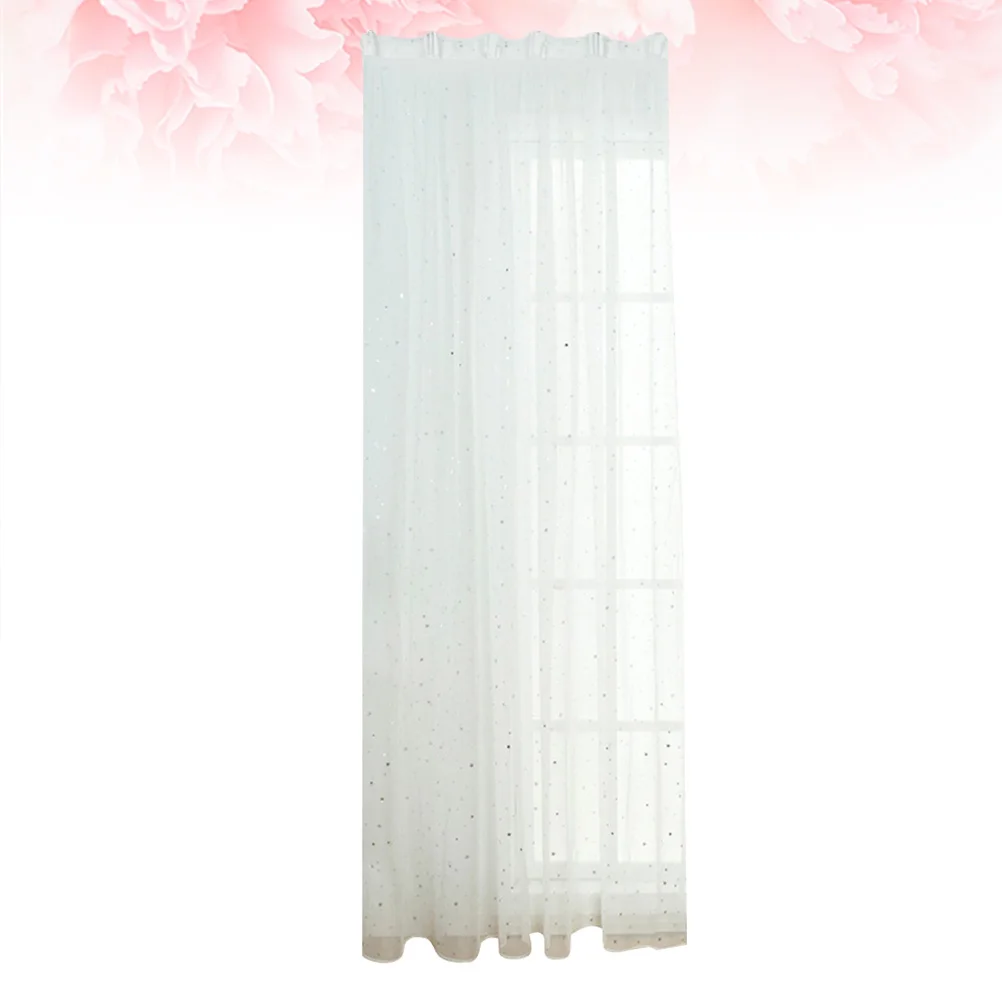 100x270cm Silver Foil Voile Curtains Modern Sheer Window Drapes for Living Room Bedroom Home Natural Sunlight Filtering
100x270cm Silver Foil Voile Curtains Modern Sheer Window Drapes for Living Room Bedroom Home Natural Sunlight Filtering