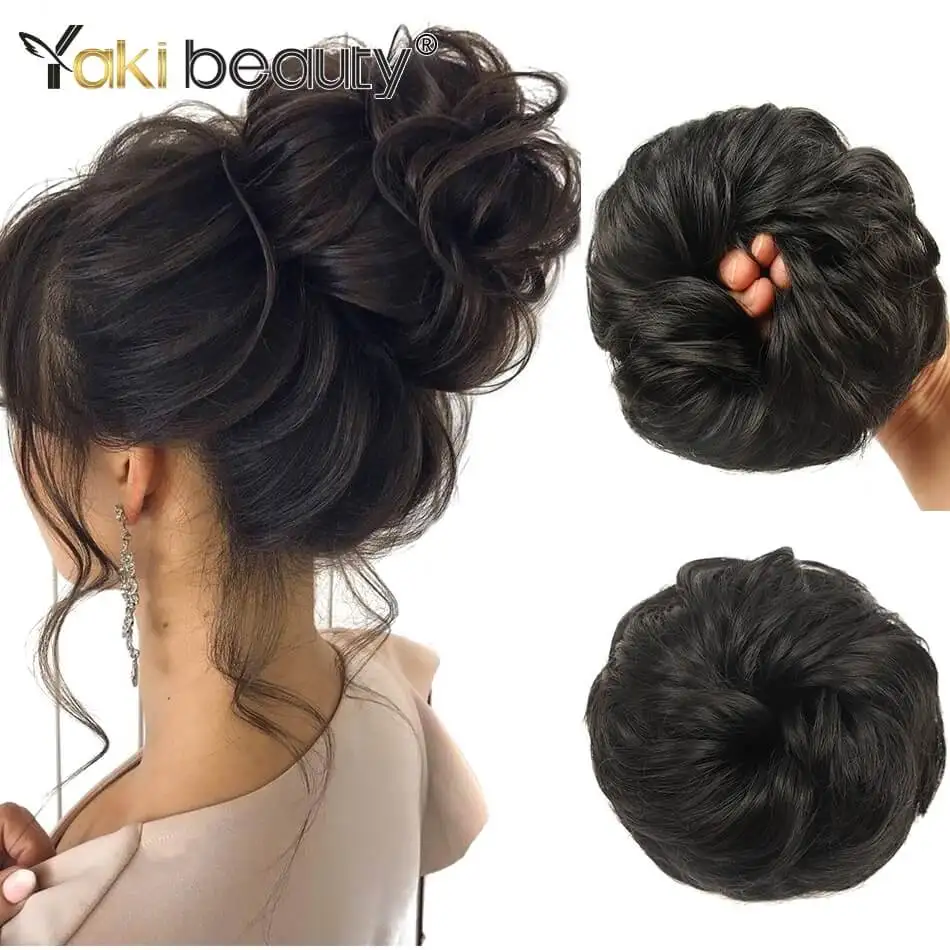 Synthetic Messy Bun Curly Hair Elastic Band Chignon Hair Donut Hairpiece Extensions For Women
Synthetic Messy Bun Curly Hair Elastic Band Chignon Hair Donut Hairpiece Extensions For Women
