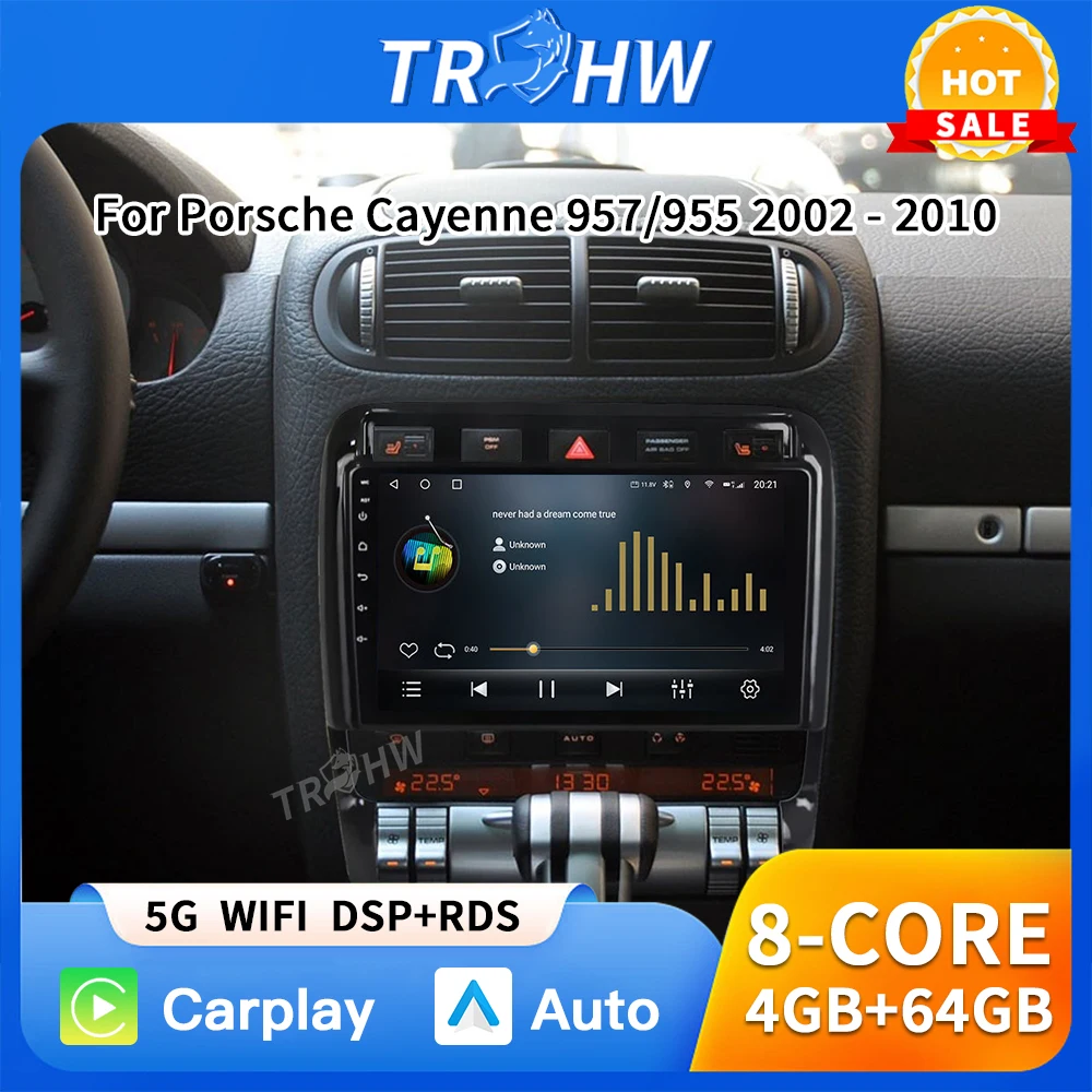 Android 16 Car Multimedia Video Player WIFI for Porsche Cayenne 957/955 2002 - 2010 Car Radio HeadUnit GPS Autoradio Carplay BT
Android 16 Car Multimedia Video Player WIFI for Porsche Cayenne 957/955 2002 - 2010 Car Radio HeadUnit GPS Autoradio Carplay BT
