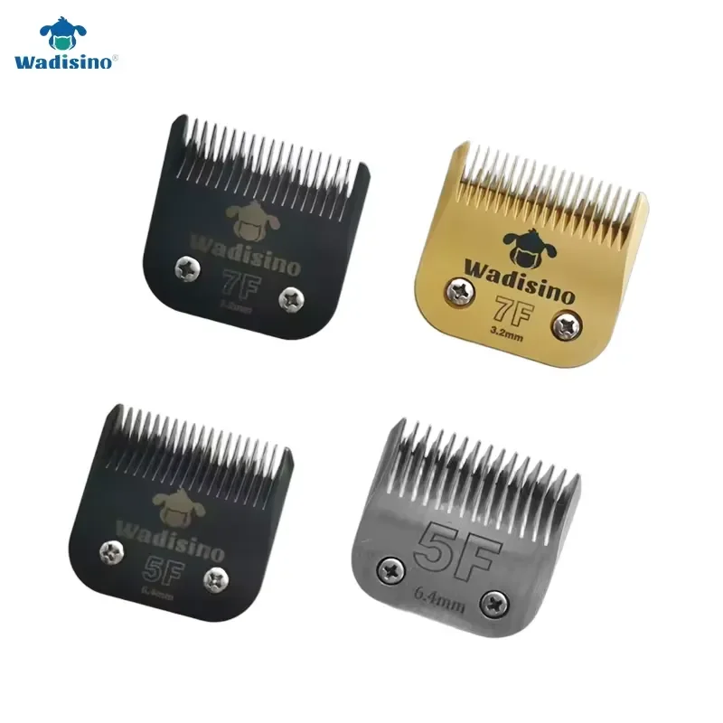 For A5 Luxury High Carbon Steel Clipper Blades 4F 5F 7F Replacement Blades for Dogs Pet Hair Cutting 10# 30# Professional
For A5 Luxury High Carbon Steel Clipper Blades 4F 5F 7F Replacement Blades for Dogs Pet Hair Cutting 10# 30# Professional