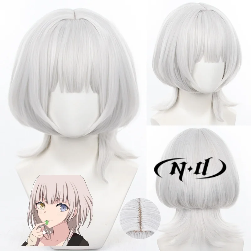 ND Cosplay Wigs Anime BanG Dream! It's MyGO Rana Kaname Silvery White Short Synthetic Hair Cute Bangs Wigs Simulation Scalp
ND Cosplay Wigs Anime BanG Dream! It's MyGO Rana Kaname Silvery White Short Synthetic Hair Cute Bangs Wigs Simulation Scalp