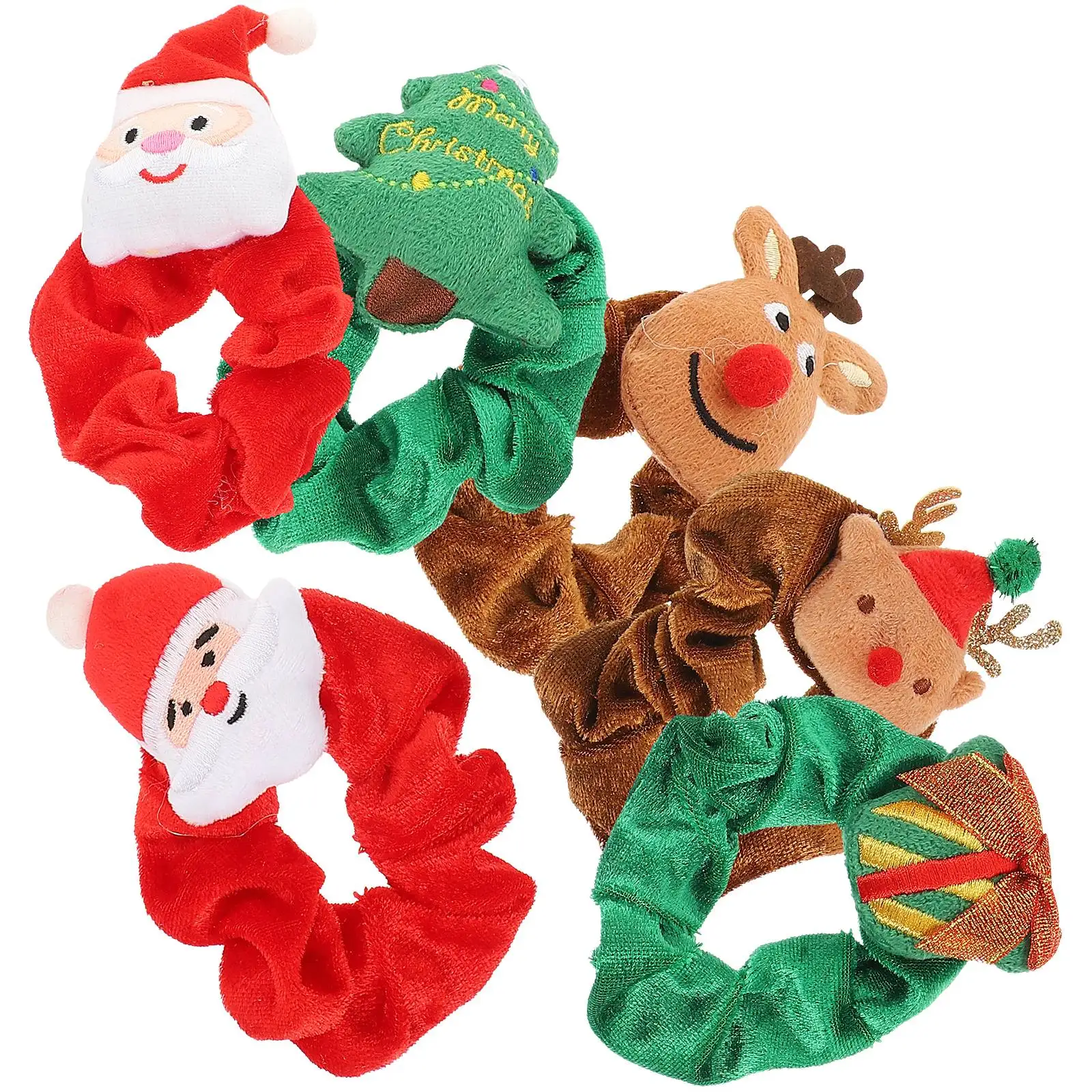 6 Pcs Bands Red White Green Colors Santa Hair Bands Deer Patterns Kids Hair Ties Party Accessories Kids Adults
6 Pcs Bands Red White Green Colors Santa Hair Bands Deer Patterns Kids Hair Ties Party Accessories Kids Adults