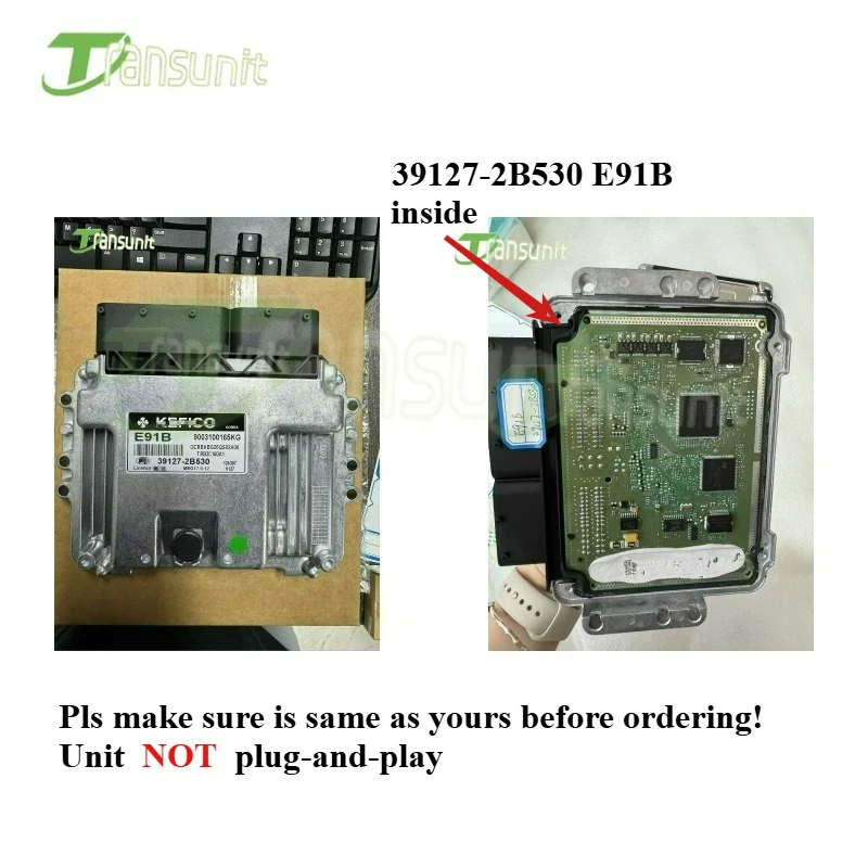 39127-2B530 E91B New ECU Car Engine Computer Board Electronic Control Unit MEG17.9.12 Fits For Hyundai 391272B530
39127-2B530 E91B New ECU Car Engine Computer Board Electronic Control Unit MEG17.9.12 Fits For Hyundai 391272B530
