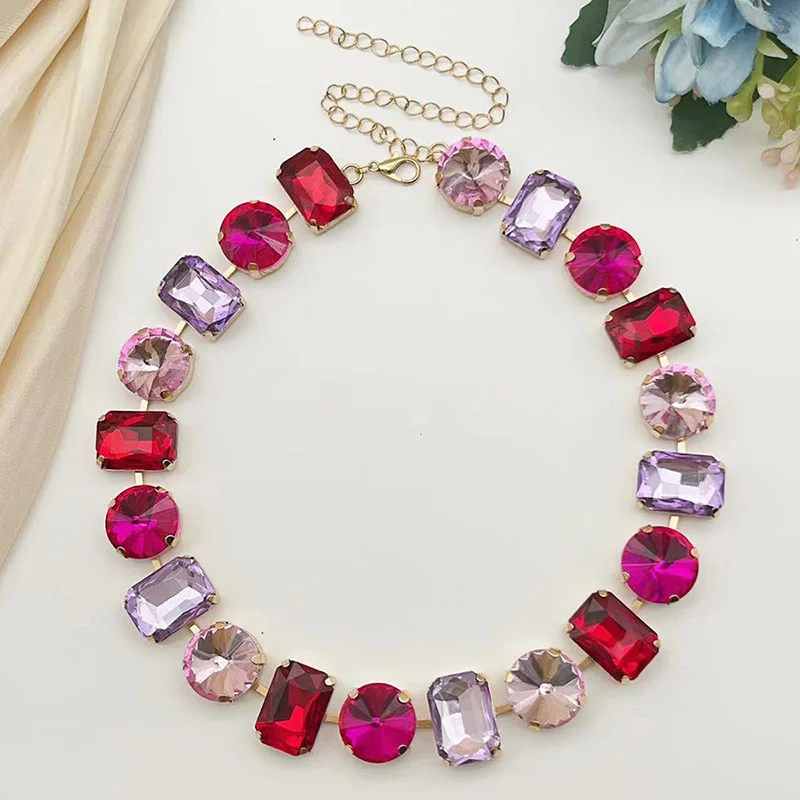 Valentine's Day Romantic Crystal Necklace Fashion Exquisite Niche Hundred Jewelry Sets
Valentine's Day Romantic Crystal Necklace Fashion Exquisite Niche Hundred Jewelry Sets