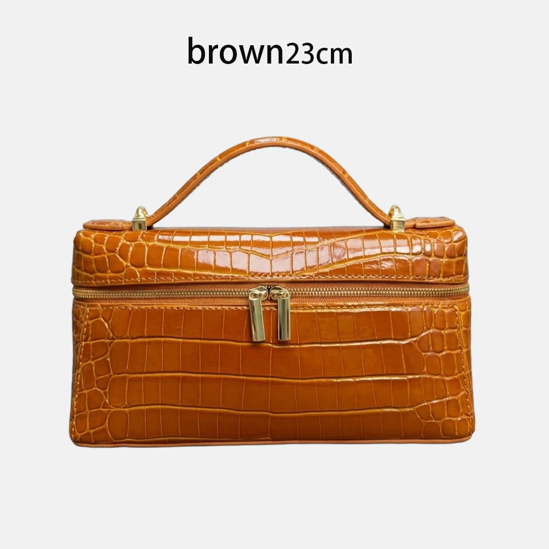 Mendy Women Genuine Leather Clutch Bag Crocodile Pattern Cowhide Small Crossbody Shoulder Handbag Vintage Box Shape Top Handle
Mendy Women Genuine Leather Clutch Bag Crocodile Pattern Cowhide Small Crossbody Shoulder Handbag Vintage Box Shape Top Handle