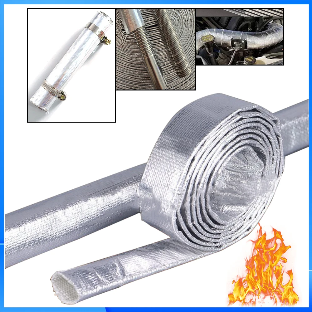 Aluminum Foil Fiberglass Hose Lagging Insulation Kit for Webasto Eberspacher Parking Heater Exhaust Pipe - Thermal Insulation Pr
Aluminum Foil Fiberglass Hose Lagging Insulation Kit for Webasto Eberspacher Parking Heater Exhaust Pipe - Thermal Insulation Pr