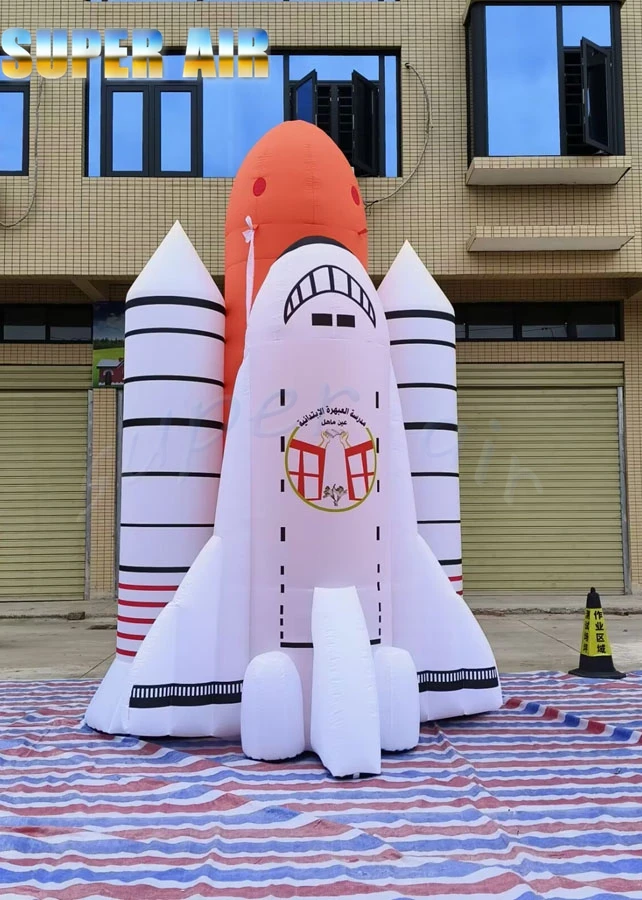 3-6M Tall Inflatable Rocket, Durable Oxford Cloth for Science Exhibition & Advertising Display
3-6M Tall Inflatable Rocket, Durable Oxford Cloth for Science Exhibition & Advertising Display