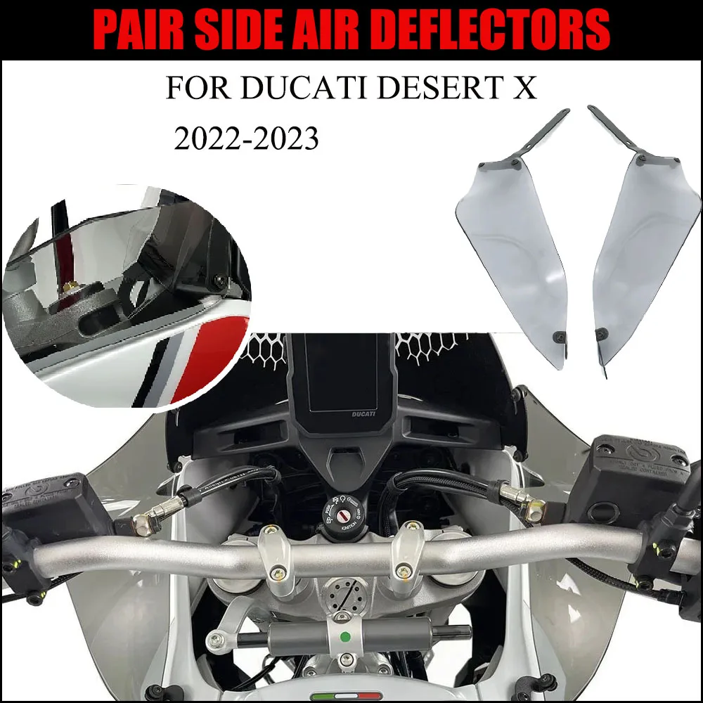 For Ducati DesertX 2022-2023 Windshield Windscreen Protection Side Air DeflectorsDesert X Accessories Motorcycle Side Deflector
For Ducati DesertX 2022-2023 Windshield Windscreen Protection Side Air DeflectorsDesert X Accessories Motorcycle Side Deflector