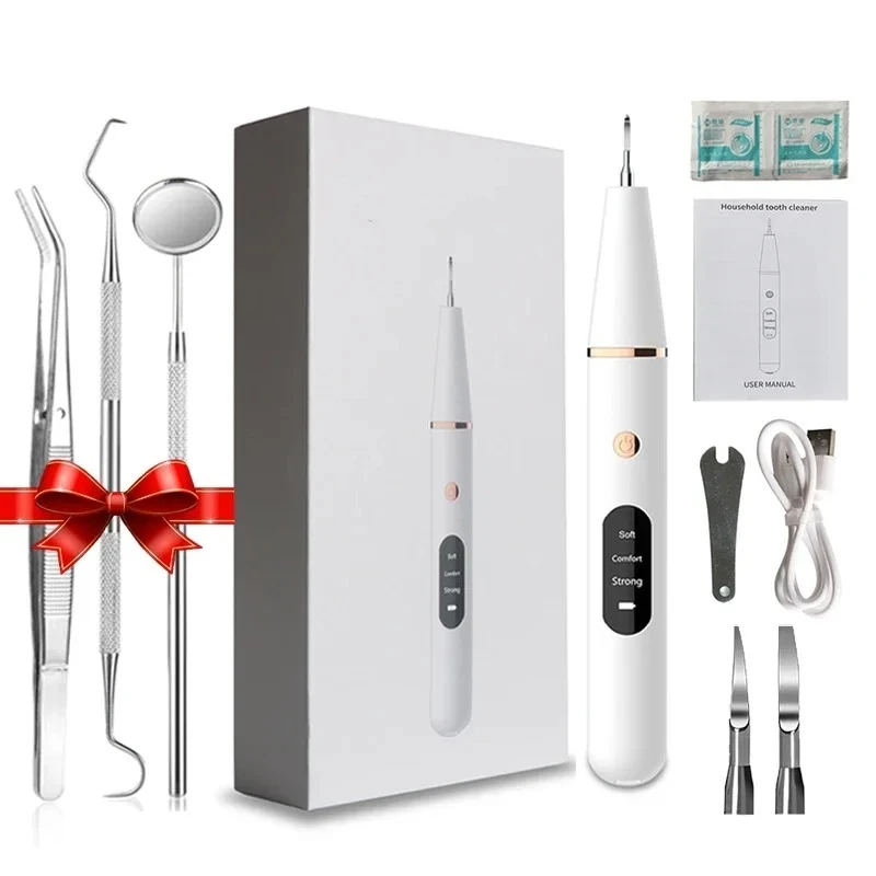 Электрический звуковой скалер для зубного камня, средство для удаления зубного камня на зубах, очиститель для удаления пятен, отбеливание зубов, портативный со светодиодом
Электрический звуковой скалер для зубного камня, средство для удаления зубного камня на зубах, очиститель для удаления пятен, отбеливание зубов, портативный со светодиодом