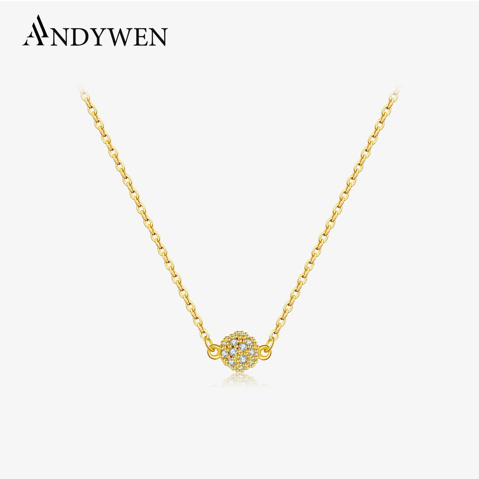 ANDYWEN стерлингового серебра 925 пробы, полный циркон, шар, круглая подвеска, ожерелье, длинная цепочка, 2025 г., свадебные изысканные роскошные ювелирные изделия для женщин
ANDYWEN стерлингового серебра 925 пробы, полный циркон, шар, круглая подвеска, ожерелье, длинная цепочка, 2025 г., свадебные изысканные роскошные ювелирные изделия для женщин
