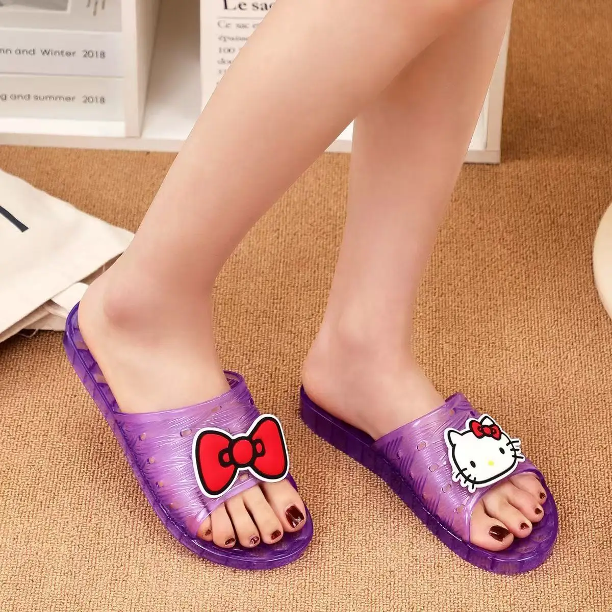 drop shipping real pictures 2025 new summer hello kitty cartoon purple green blue yellow plus size women cheap girls slippers
drop shipping real pictures 2025 new summer hello kitty cartoon purple green blue yellow plus size women cheap girls slippers