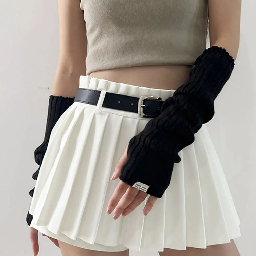 Streetwear Elastic Y2K Oversleeve Long Mittens Punk Knitted Arm Warmers Korean Style Sweet Warm Sleeves JK
Streetwear Elastic Y2K Oversleeve Long Mittens Punk Knitted Arm Warmers Korean Style Sweet Warm Sleeves JK
