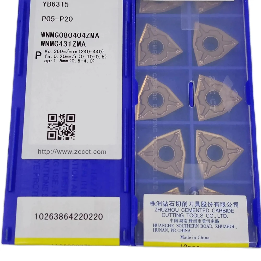 WNMG 432 ZMA ZCC YB6315 WNMG080404ZMA 100% Original Carbide Turning Insert 10pcs/box YB6325 WNMG080408ZMA
WNMG 432 ZMA ZCC YB6315 WNMG080404ZMA 100% Original Carbide Turning Insert 10pcs/box YB6325 WNMG080408ZMA