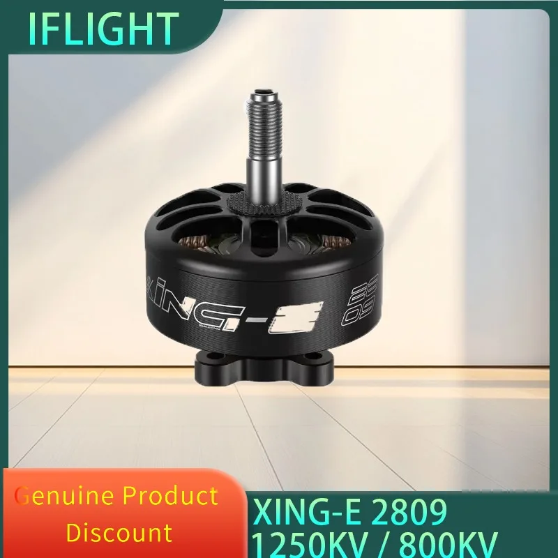 iFlight XING-E 2809 1250KV / 800KV 4-6S FPV Cinelifter Motor with 5mm Steel shaft for FPV
iFlight XING-E 2809 1250KV / 800KV 4-6S FPV Cinelifter Motor with 5mm Steel shaft for FPV