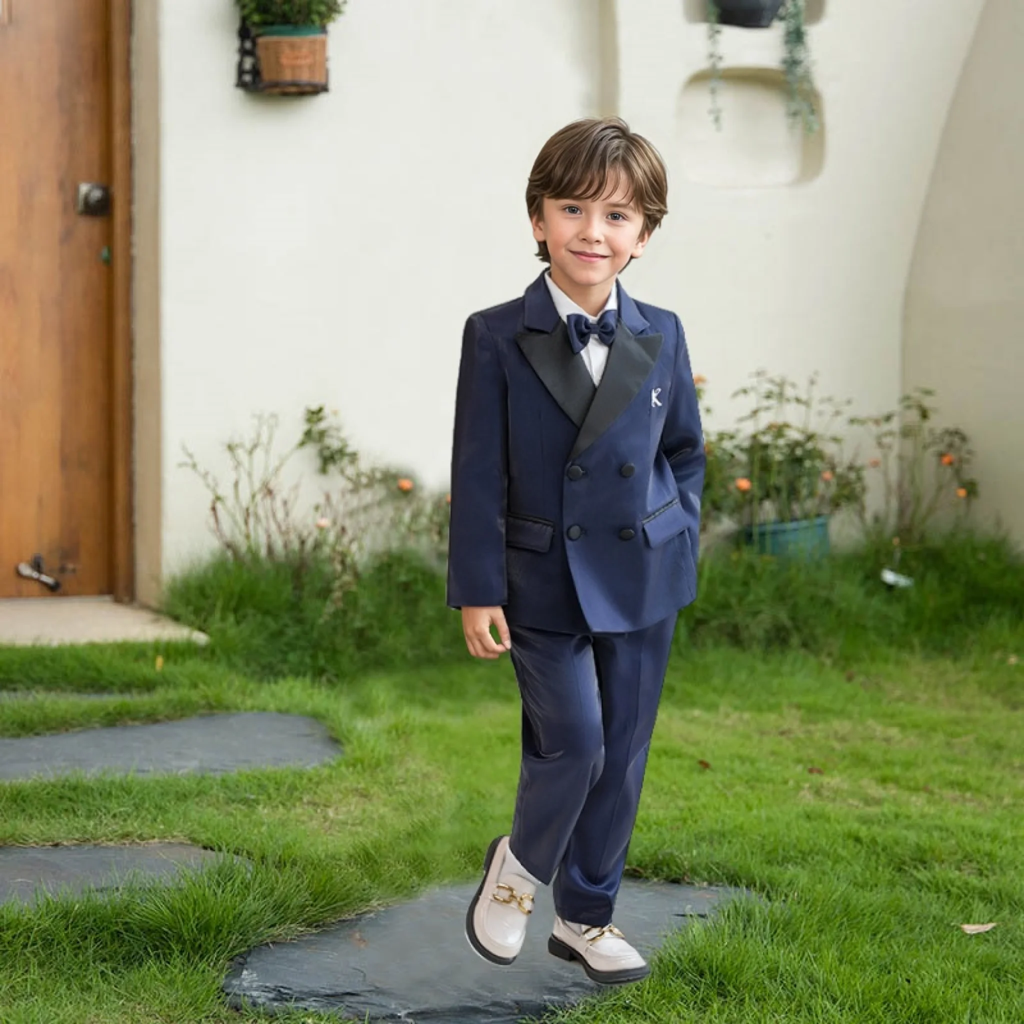 Kids Luxurious Wedding Outfit Suit 2025 New Biritish Style Boys Formal Attire For Piano Host Speech Performance Photography
Kids Luxurious Wedding Outfit Suit 2025 New Biritish Style Boys Formal Attire For Piano Host Speech Performance Photography