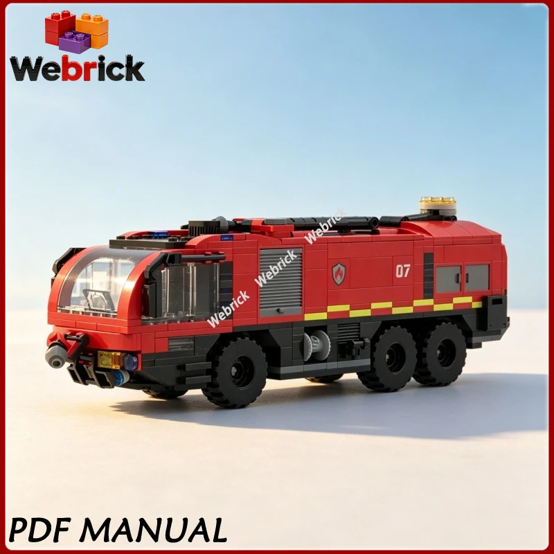 MOC-256674Heavy-duty airport fire truck building block set, aviation rescue emergency vehicle model, collectible gift for teens
MOC-256674Heavy-duty airport fire truck building block set, aviation rescue emergency vehicle model, collectible gift for teens