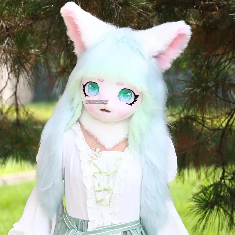 DY20Cute Fursuit Kigurumi Headset Furry Animal Cosplay Costume Comiket Furries Head Rabbit Doll Cat Comiket Cheap Kig Mask Costu
DY20Cute Fursuit Kigurumi Headset Furry Animal Cosplay Costume Comiket Furries Head Rabbit Doll Cat Comiket Cheap Kig Mask Costu