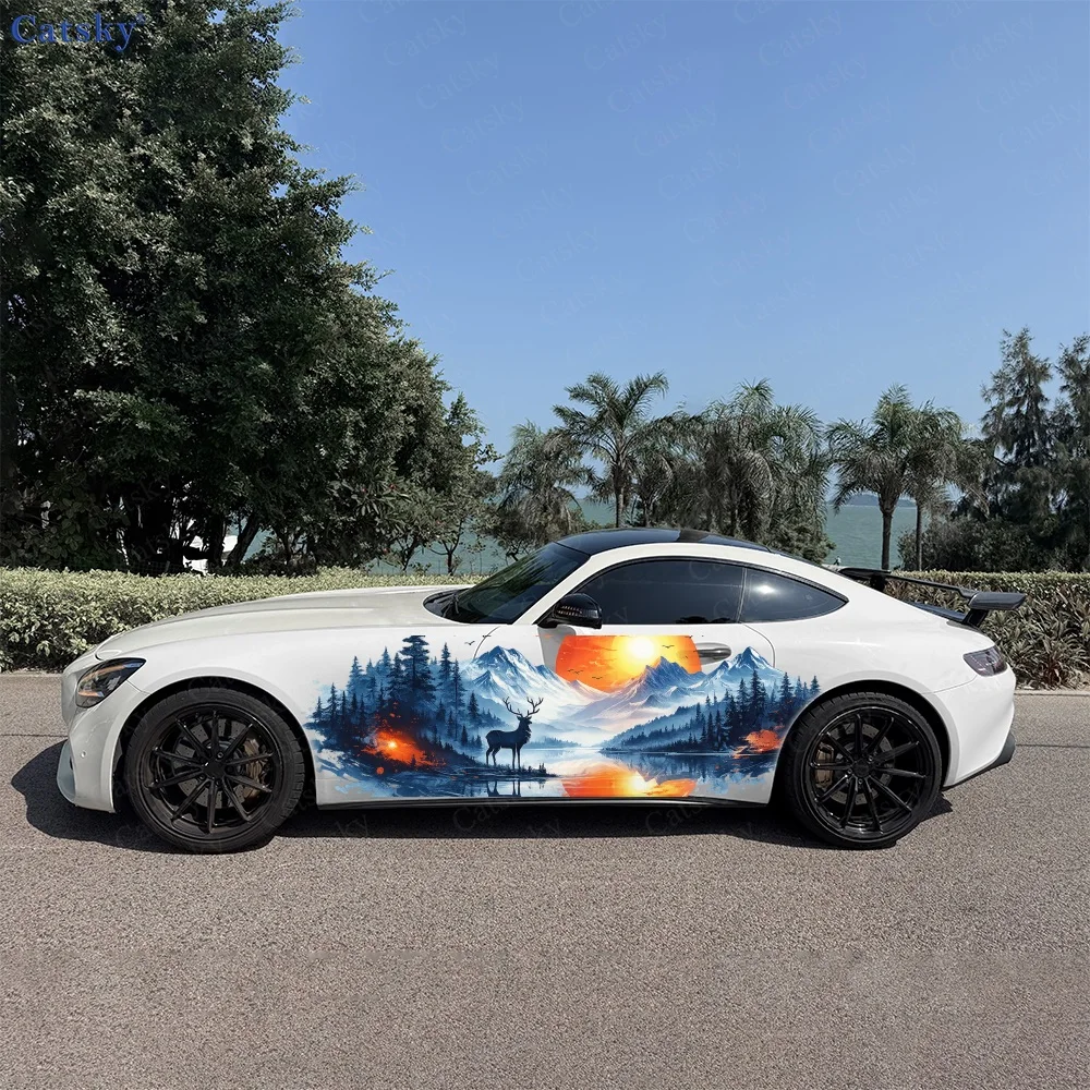 2Pcs Majestic Nature Scene with Sunset Car Body Side Stickers, Automotive Door Side Graphics for Cars, Car Decoration Accessory
2Pcs Majestic Nature Scene with Sunset Car Body Side Stickers, Automotive Door Side Graphics for Cars, Car Decoration Accessory