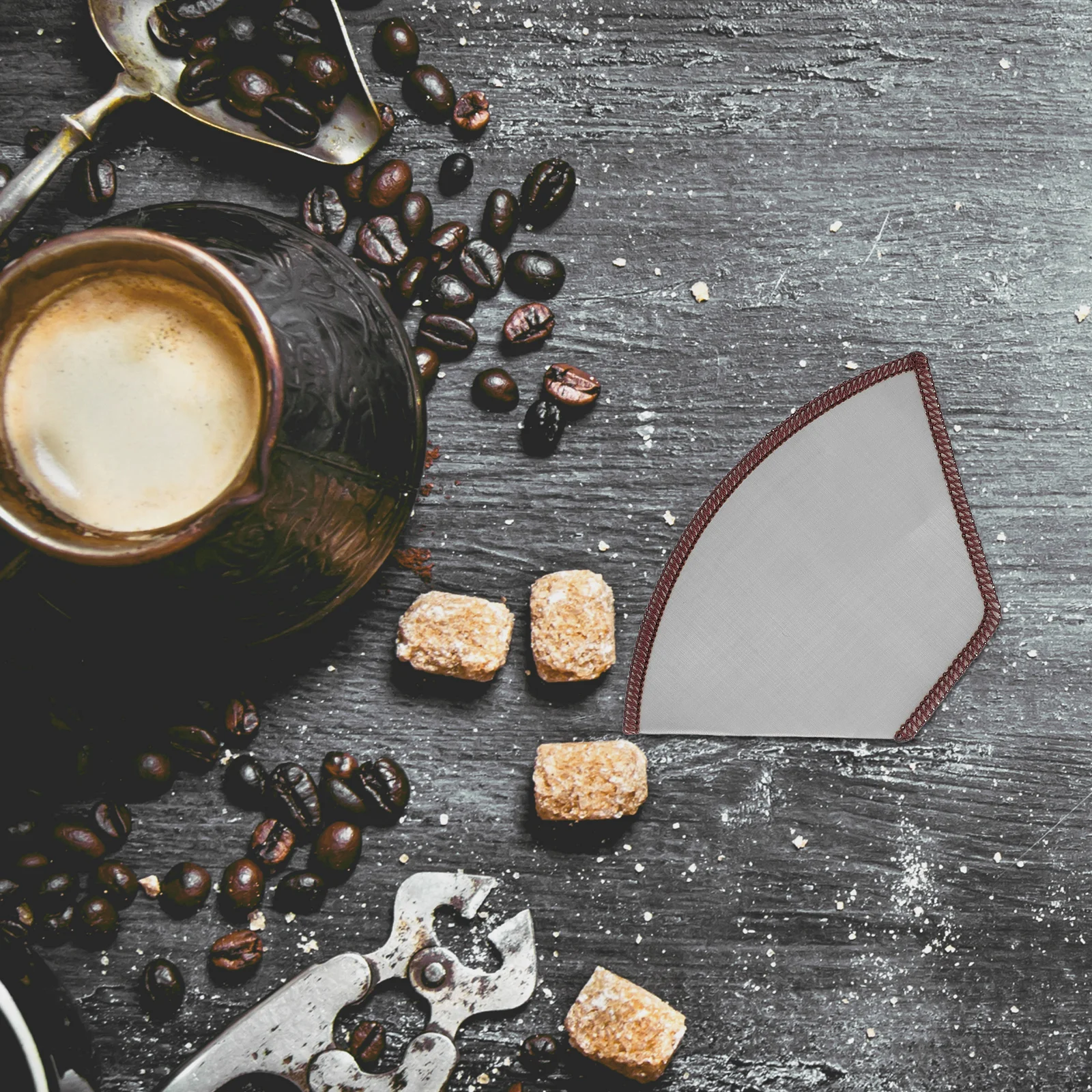 Coffee Filter Bag 115mm Stainless Steel Mesh Filters Reusable Home Office Travel Coffee Making Accessories Espresso Filter Small
Coffee Filter Bag 115mm Stainless Steel Mesh Filters Reusable Home Office Travel Coffee Making Accessories Espresso Filter Small