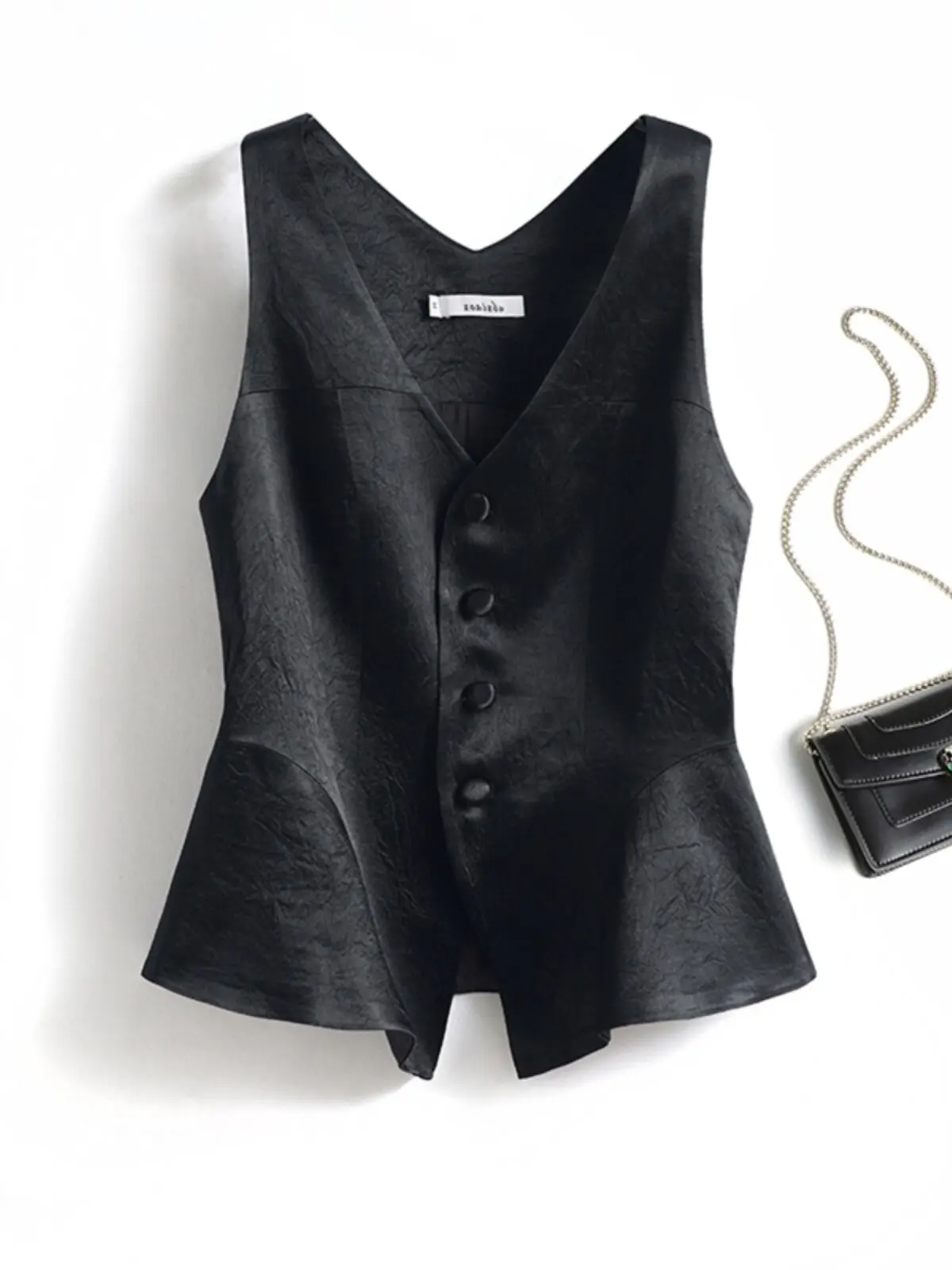 Acetate Silk Vest Women's Svel V-Ne Suit Jaet 2026 Spring Regular Fit Long Sve Traditional Chinese Sle Top
Acetate Silk Vest Women's Svel V-Ne Suit Jaet 2026 Spring Regular Fit Long Sve Traditional Chinese Sle Top