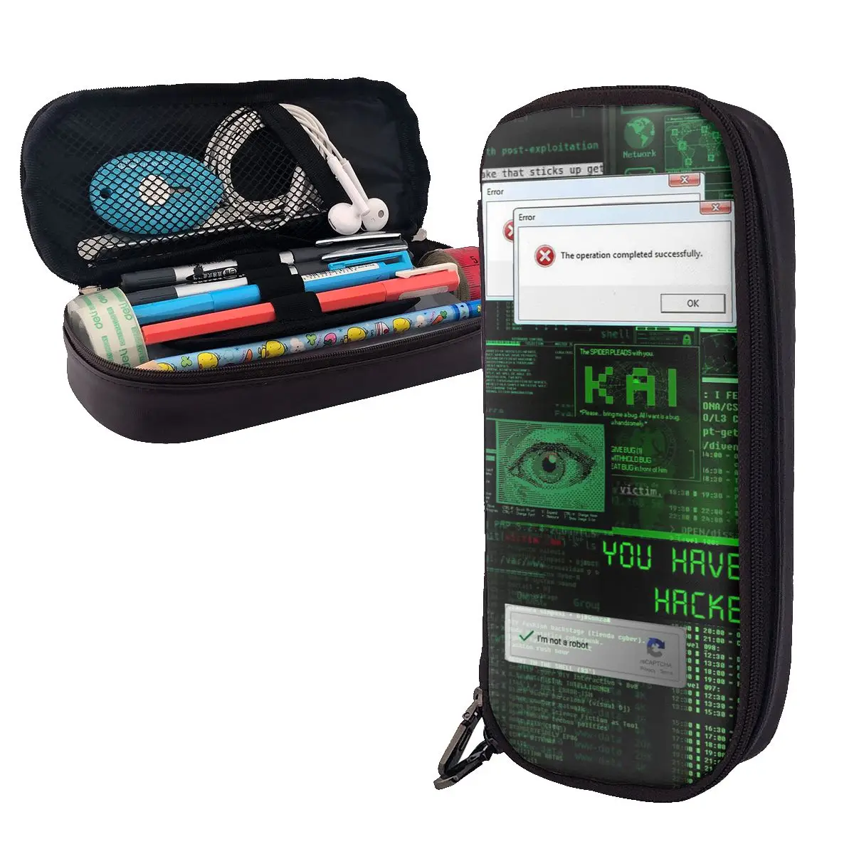 Hacker Code Binary Code Geek Science Computer Leather Pencil Cases Pen Holder Storage Pen Box Pencil Bag for Boy Girl Gifts
Hacker Code Binary Code Geek Science Computer Leather Pencil Cases Pen Holder Storage Pen Box Pencil Bag for Boy Girl Gifts