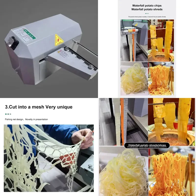 YWM Certificate Vegetable Cutter Slicer Shredder Spiralizer Spiral Noodles Making Machine for Veggie Noodles
YWM Certificate Vegetable Cutter Slicer Shredder Spiralizer Spiral Noodles Making Machine for Veggie Noodles