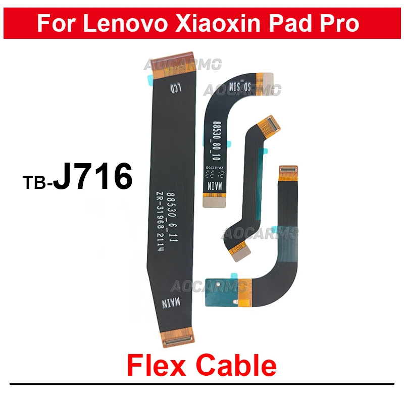 Для Lenovo Xiaoxin Pad Pro J716 подключение материнской платы ЖК-экран материнская плата SD SIM зуммер кольцо гибкий кабель запасные части
Для Lenovo Xiaoxin Pad Pro J716 подключение материнской платы ЖК-экран материнская плата SD SIM зуммер кольцо гибкий кабель запасные части
