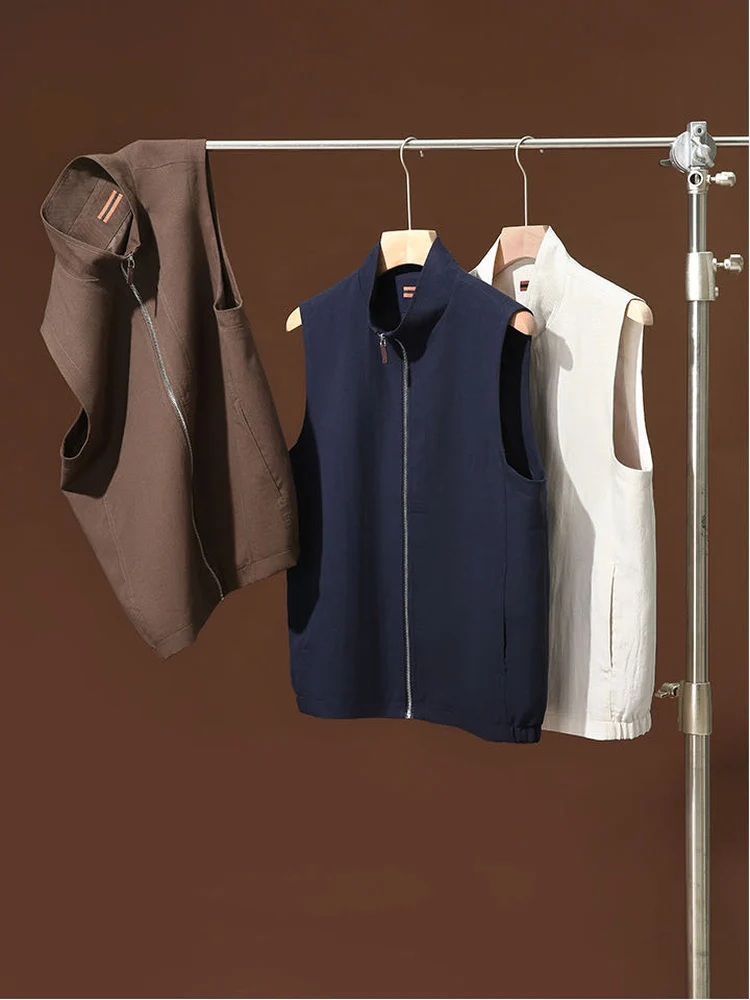 Fashionable High-End Men's Linen Casual Outdoor Comfortable Breathable Leisure Collar Vest Standard Fit Business Casual Style
Fashionable High-End Men's Linen Casual Outdoor Comfortable Breathable Leisure Collar Vest Standard Fit Business Casual Style