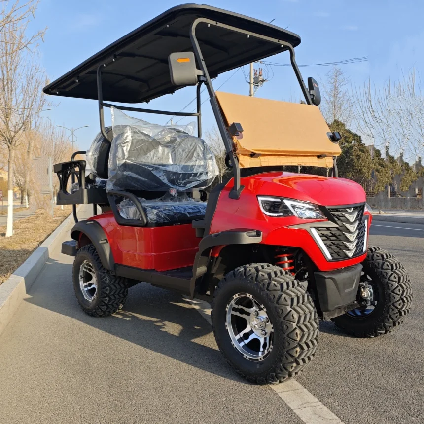 Gasoline Powered Golf Carts 2+2 4+2-Seater Lithium Battery Powered Independent Front Suspension New Energy Electric Golf Cart
Gasoline Powered Golf Carts 2+2 4+2-Seater Lithium Battery Powered Independent Front Suspension New Energy Electric Golf Cart