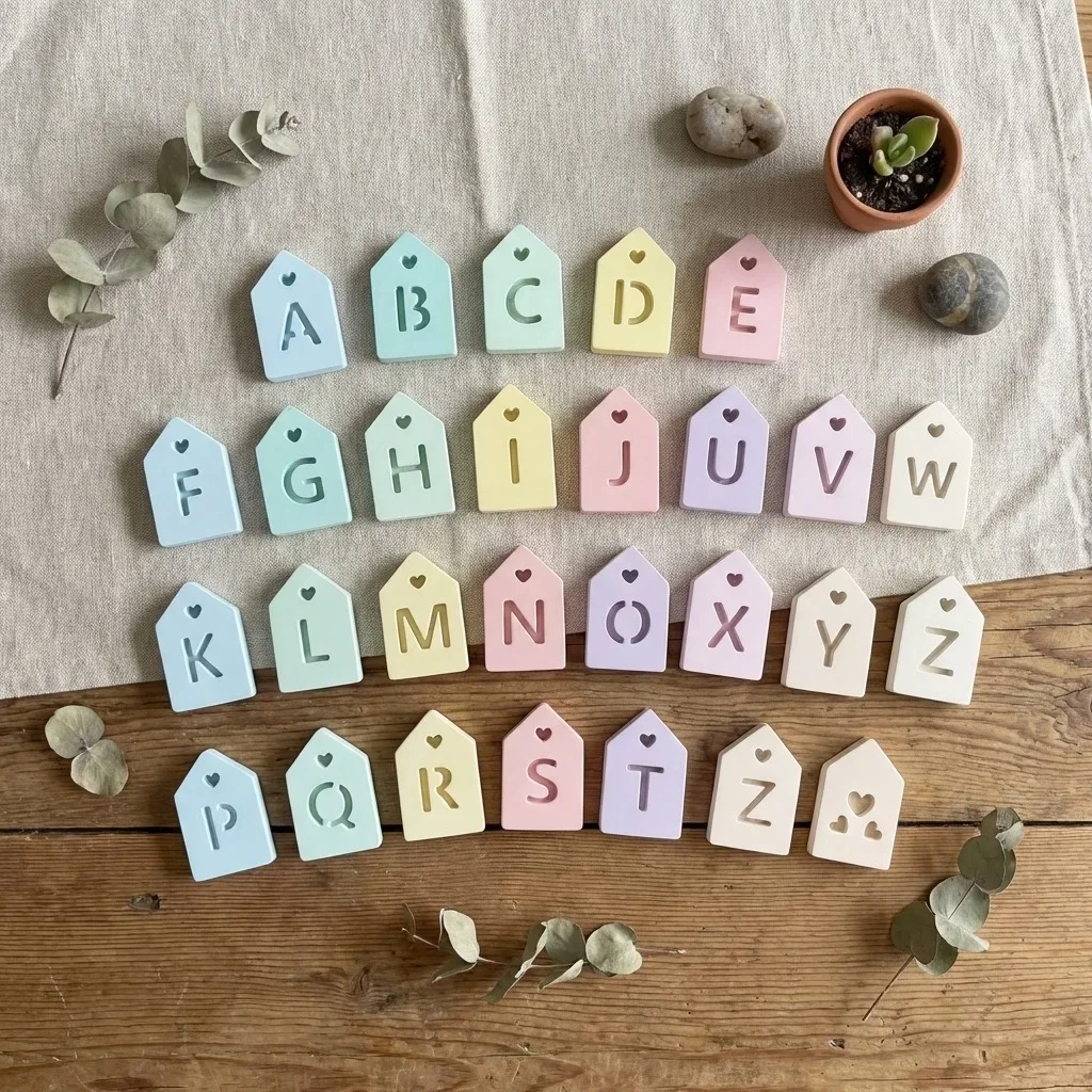Full Set 26 Letters Pendant Silicone Mold for House Sign Keychain Gypsum Epoxy Diy Craft
Full Set 26 Letters Pendant Silicone Mold for House Sign Keychain Gypsum Epoxy Diy Craft