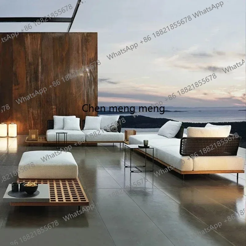 Japanese Style Simplicity Teak Garden Sofas High Grade Retro Leisurely Designer Garden Sofa Modern Outdoor Furniture Divano
Japanese Style Simplicity Teak Garden Sofas High Grade Retro Leisurely Designer Garden Sofa Modern Outdoor Furniture Divano