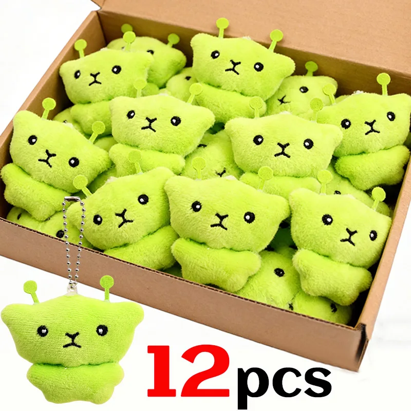 Fashion Green Alien Cat Plush Pendant Keyring Soft Stuffed Keychain Handmade Doll Kering for Bags Backpacks Hanging Decoration
Fashion Green Alien Cat Plush Pendant Keyring Soft Stuffed Keychain Handmade Doll Kering for Bags Backpacks Hanging Decoration