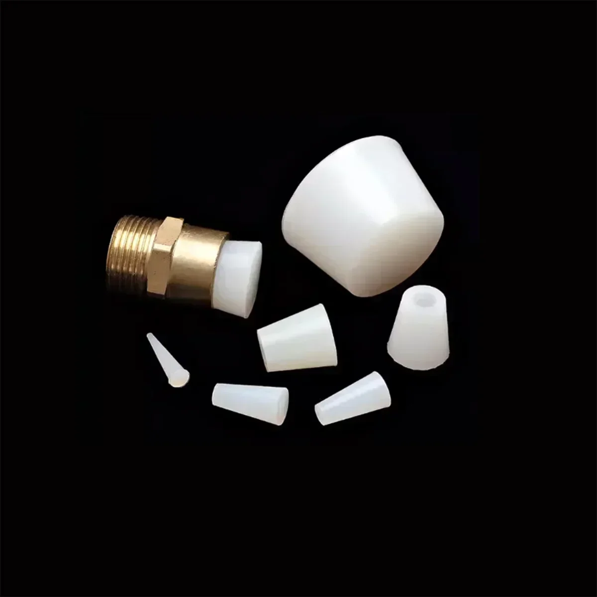 High Temperature Resistant Silicone Conical Threaded Hole Solid Sealing Plug Laboratory Test Tube Plug
High Temperature Resistant Silicone Conical Threaded Hole Solid Sealing Plug Laboratory Test Tube Plug