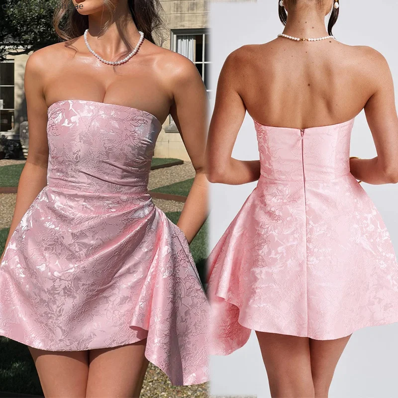 Sleeveless Off-Shoulder Sexy Evening Gown Elegant Strapless Ruched Dress Sexy Vestidos For Wedding Banquets Birthday Parties
Sleeveless Off-Shoulder Sexy Evening Gown Elegant Strapless Ruched Dress Sexy Vestidos For Wedding Banquets Birthday Parties