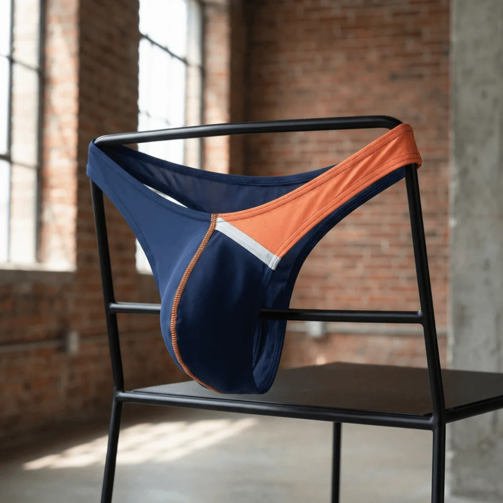 Creative Patchwork Men's Triangle Panties Thin Underpants T Back Briefs Low Waist Ice Silk Thong Men
Creative Patchwork Men's Triangle Panties Thin Underpants T Back Briefs Low Waist Ice Silk Thong Men