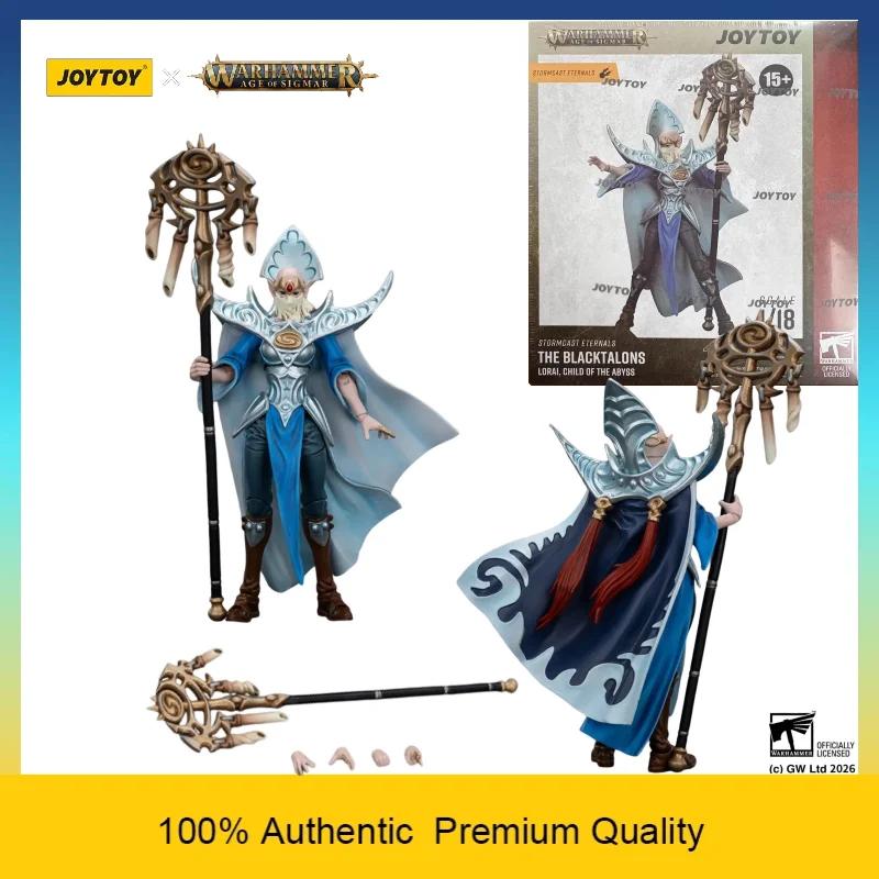 JOYTOY Warhammer Age of Sigmar Stormcast Eternals The Blacktalons Lorai Child of The Abyss 1/18 Action Figure Collectible Model
JOYTOY Warhammer Age of Sigmar Stormcast Eternals The Blacktalons Lorai Child of The Abyss 1/18 Action Figure Collectible Model