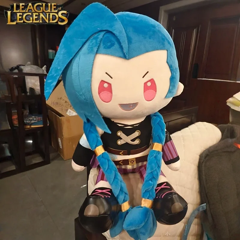 Original Jinx Plush Arcane League Of Legends Plush Toy Game Peripheral Plushie Cute Soft Stuffed Doll Children Birthday Gifts
Original Jinx Plush Arcane League Of Legends Plush Toy Game Peripheral Plushie Cute Soft Stuffed Doll Children Birthday Gifts
