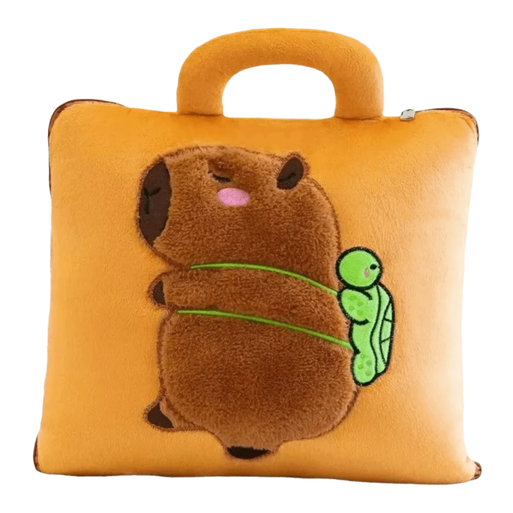 Cute 2 in 1 Capybara Pillow Blanket Plush Soft Travel Blanket Cartoon Cozy Foldable Pillow Blanket Nap Cushion
Cute 2 in 1 Capybara Pillow Blanket Plush Soft Travel Blanket Cartoon Cozy Foldable Pillow Blanket Nap Cushion