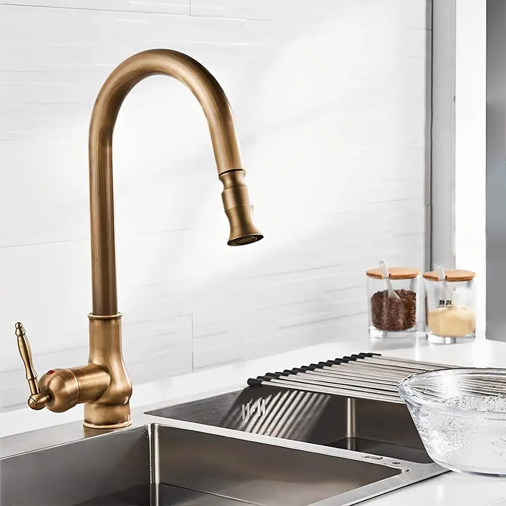 Out Kitchen Faucet Brass Single Hole Kitchen Mixer Tap Hot And Cold Kitchen Sink Faucets With Pull Down Sprayer Antique Brass B
Out Kitchen Faucet Brass Single Hole Kitchen Mixer Tap Hot And Cold Kitchen Sink Faucets With Pull Down Sprayer Antique Brass B