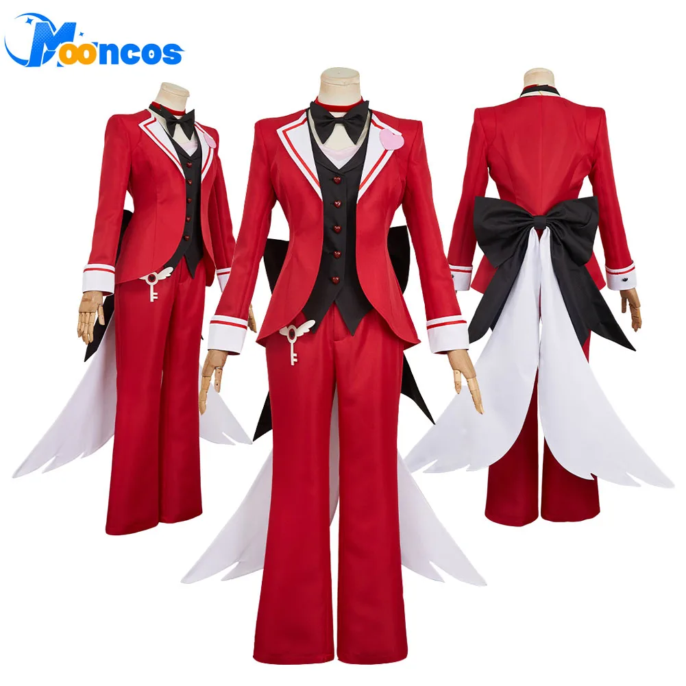 Disguise Angel Cos Dust Cosplay Costume Red Butler Set Anime Hazbin Motel Clothing for Women Fancy Halloween Carnival Party Suit
Disguise Angel Cos Dust Cosplay Costume Red Butler Set Anime Hazbin Motel Clothing for Women Fancy Halloween Carnival Party Suit