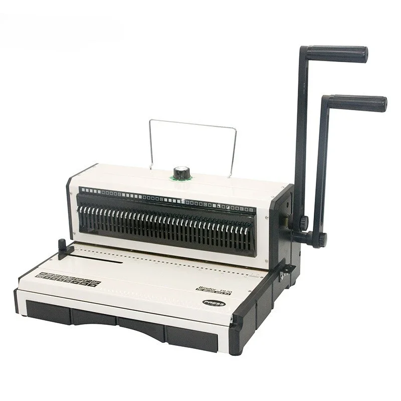 Double coil punching binding machine, iron ring punching binding machine
Double coil punching binding machine, iron ring punching binding machine