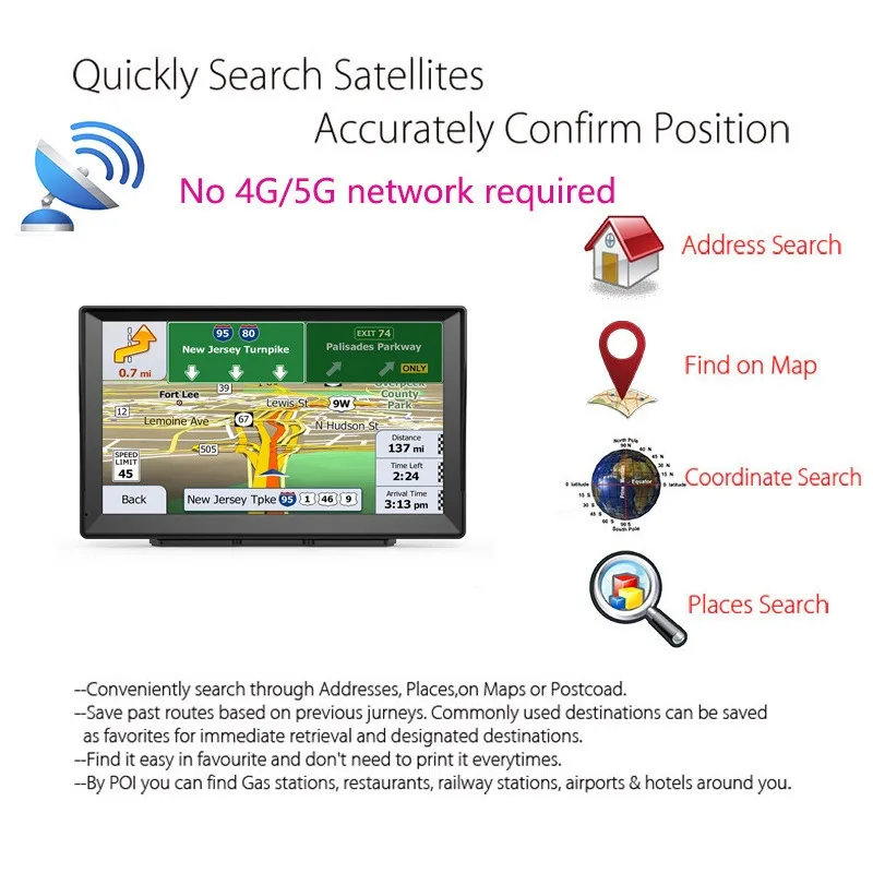 X90 9-дюймовая GPS-навигационная система с большим емкостным экраном для автомобилей и грузовиков (8 ГБ + 256 МБ) для Европы и Америки
X90 9-дюймовая GPS-навигационная система с большим емкостным экраном для автомобилей и грузовиков (8 ГБ + 256 МБ) для Европы и Америки