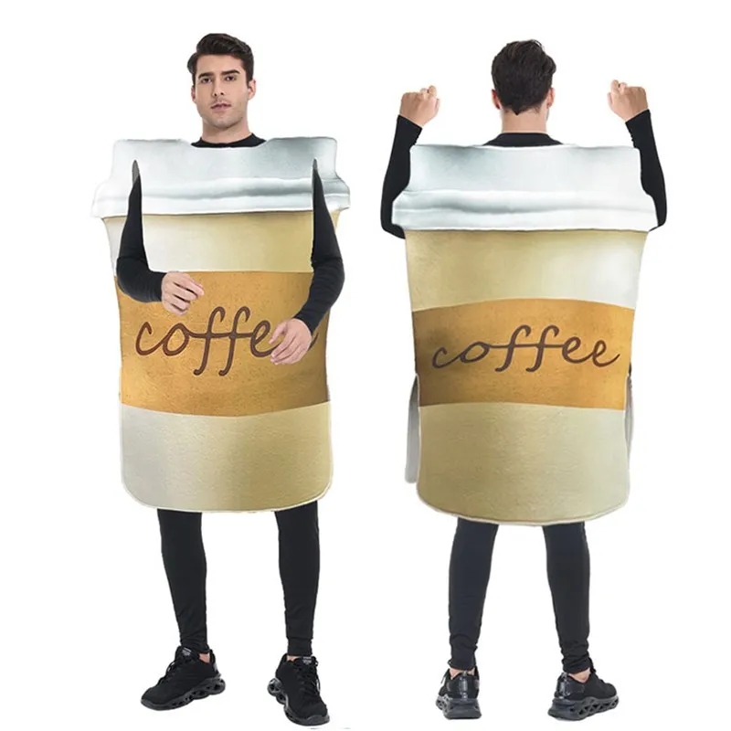 Adult Halloween Crazy Costume Coffee Cup Cosplay Suit Stage Performance Funny Cee Party Attraction Audience Engagement
Adult Halloween Crazy Costume Coffee Cup Cosplay Suit Stage Performance Funny Cee Party Attraction Audience Engagement