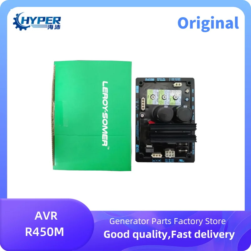 Original Leroy Somer R450M AVR Automatic Voltage Regulator Stabilizer Control Board Power Diesel Generator Part kit xeon
Original Leroy Somer R450M AVR Automatic Voltage Regulator Stabilizer Control Board Power Diesel Generator Part kit xeon